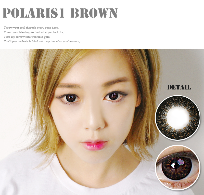 belmore Polaris1  Brown Contact Lenses
