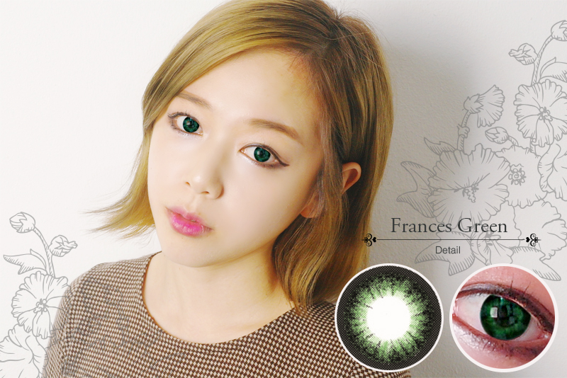 Frances   Green Contact Lenses