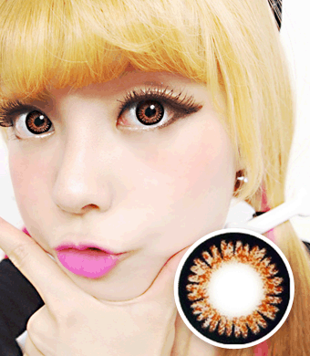 icontact Sweet 3 Brown Contact Lenses