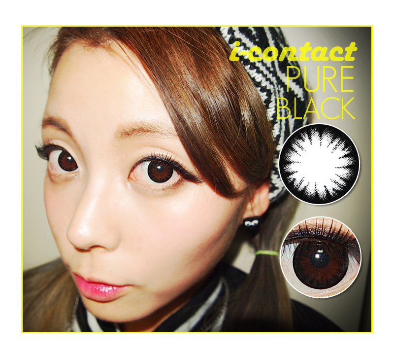 i-contact  / pure colored contacts / 14.4mm /  / black / 271