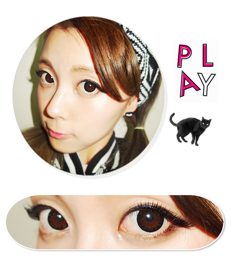 i-contact  / pure colored contacts / 14.4mm /  / black / 271