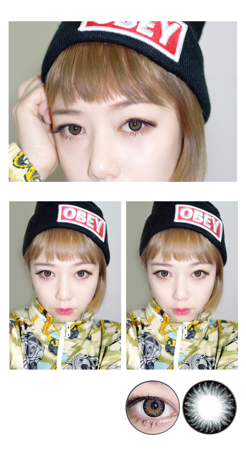Dueba T173 gray contact lenses/983