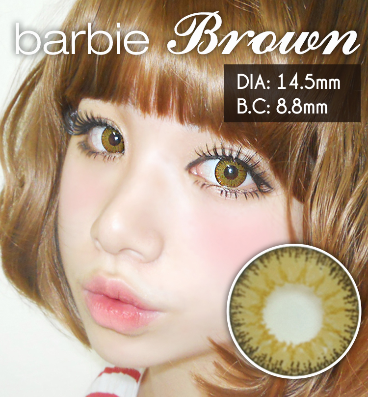 Dueba /JG27  barbie brown/14.5mm / 1119 contacts