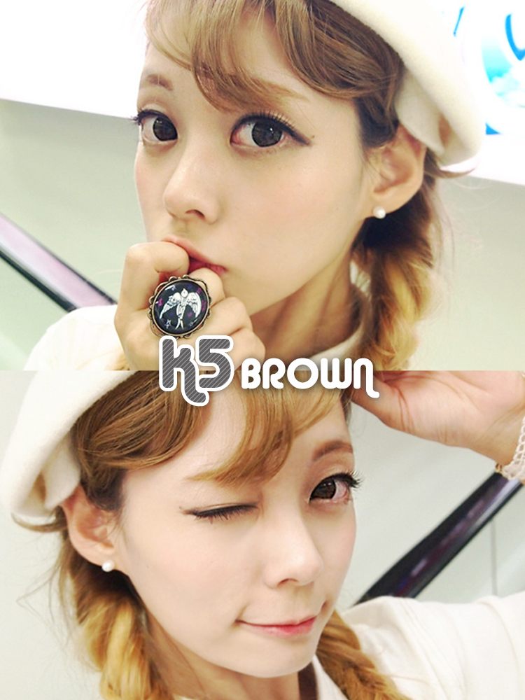 1Dueba  K5 Brown  14.5mm/226, contacts 