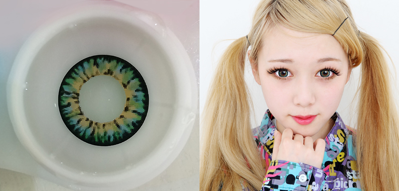 [16mm ] Ic4 Super Pinky  Green  /612,contacts 