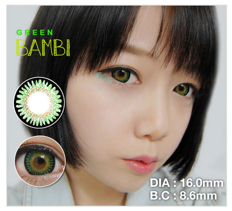 Vassen Bambi green  16mm/979,contacts