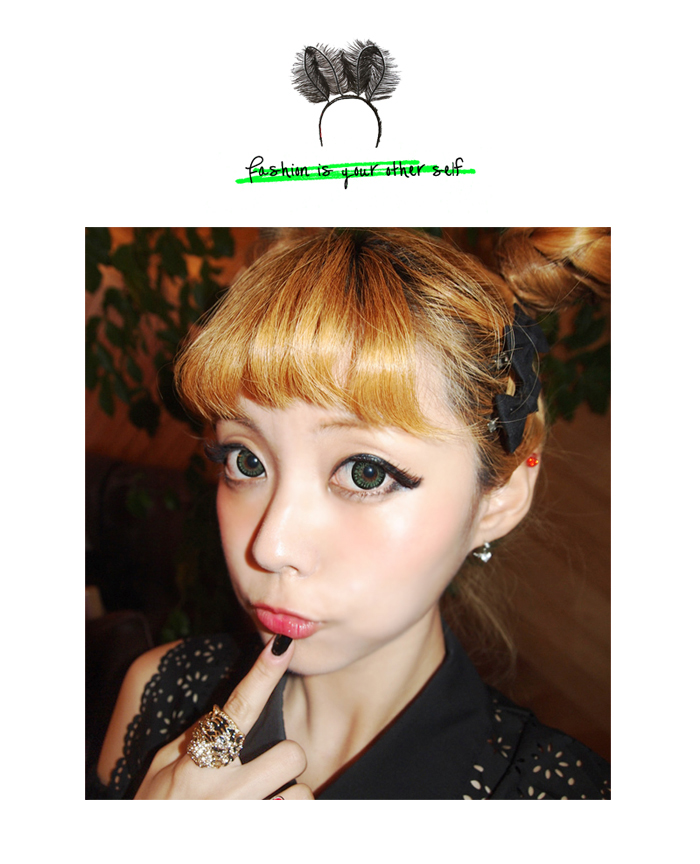 GEO Princess MiMi WMM303 Green Contact Lenses  Contact Lenses