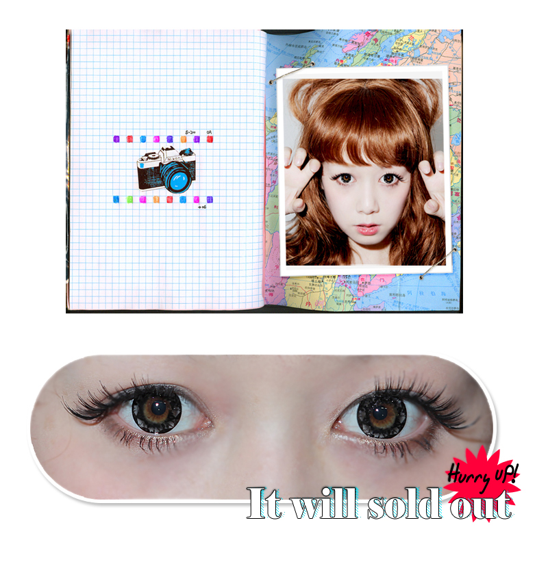 グレー カラコン