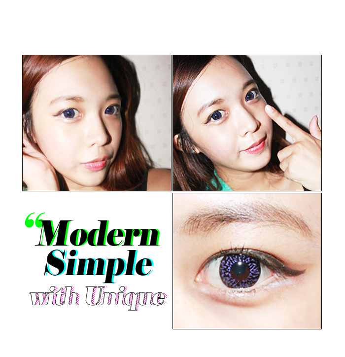 J4  Violet Contact Lenses