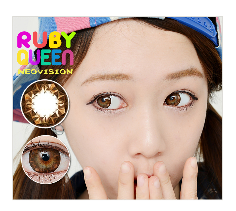 Neo vision Rubyqueen Brown Contact Lenses