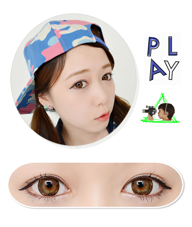 Neo vision Rubyqueen Brown Contact Lenses